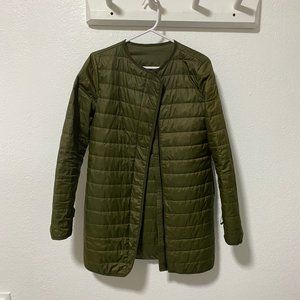 Nike green puffer jacket
